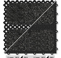 Грязезащитные покрытия Forbo Coral Tiles 7821.7831.7871.7881 Hurricane Grey фото 1 | FLOORDEALER